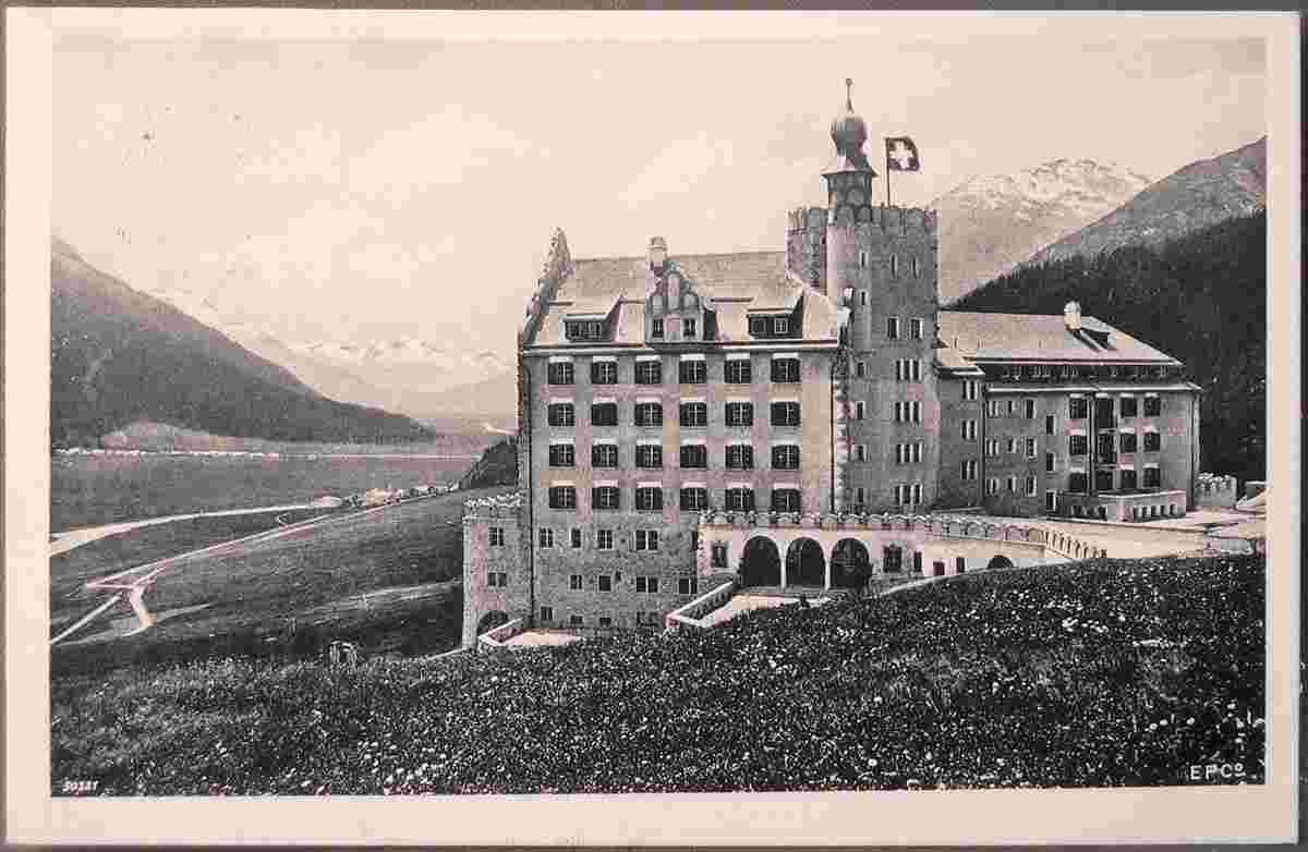 Zuoz. Kurhaus - Castell, 1919