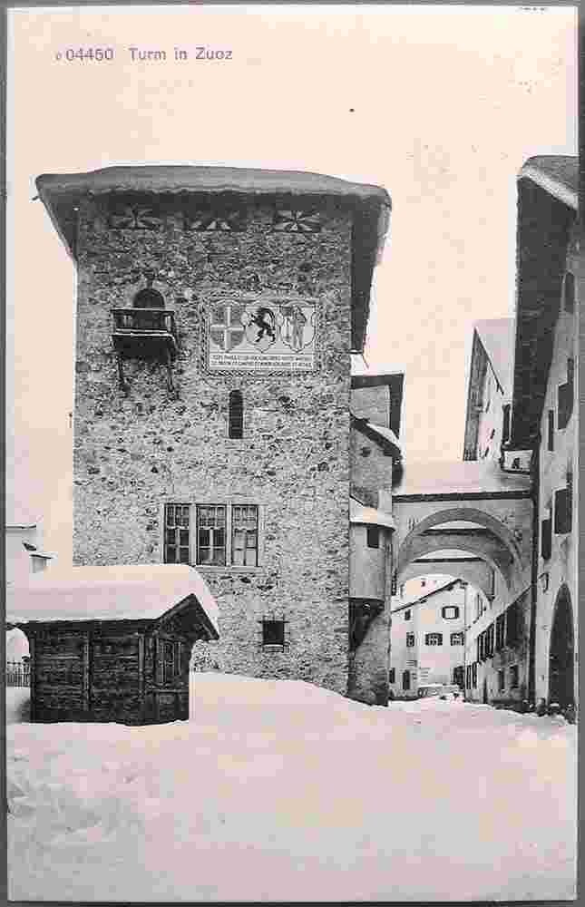Zuoz. Turm, 1920