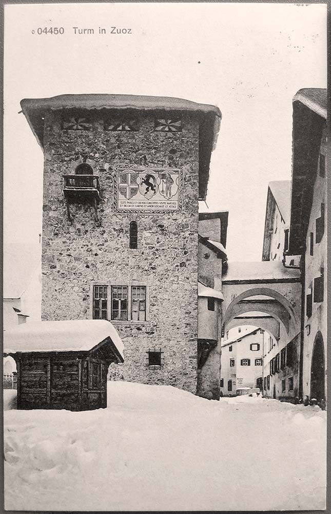 Zuoz. Turm, 1920