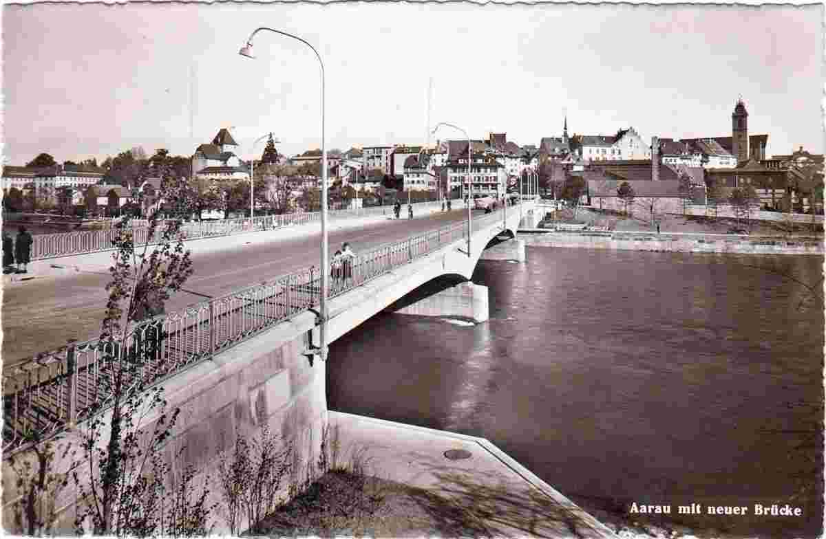 Aarau mit neuer Brücke