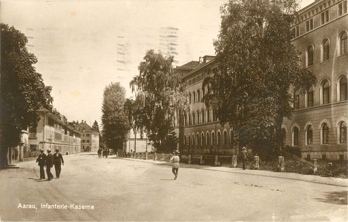 Aarau. Infanterie Kaserne, 1923