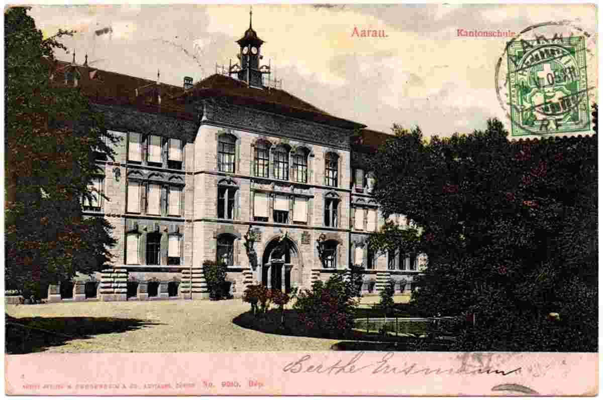 Aarau. Kantonsschule, 1905
