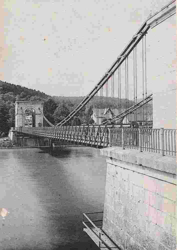 Aarau. Kettenbrücke, 1910