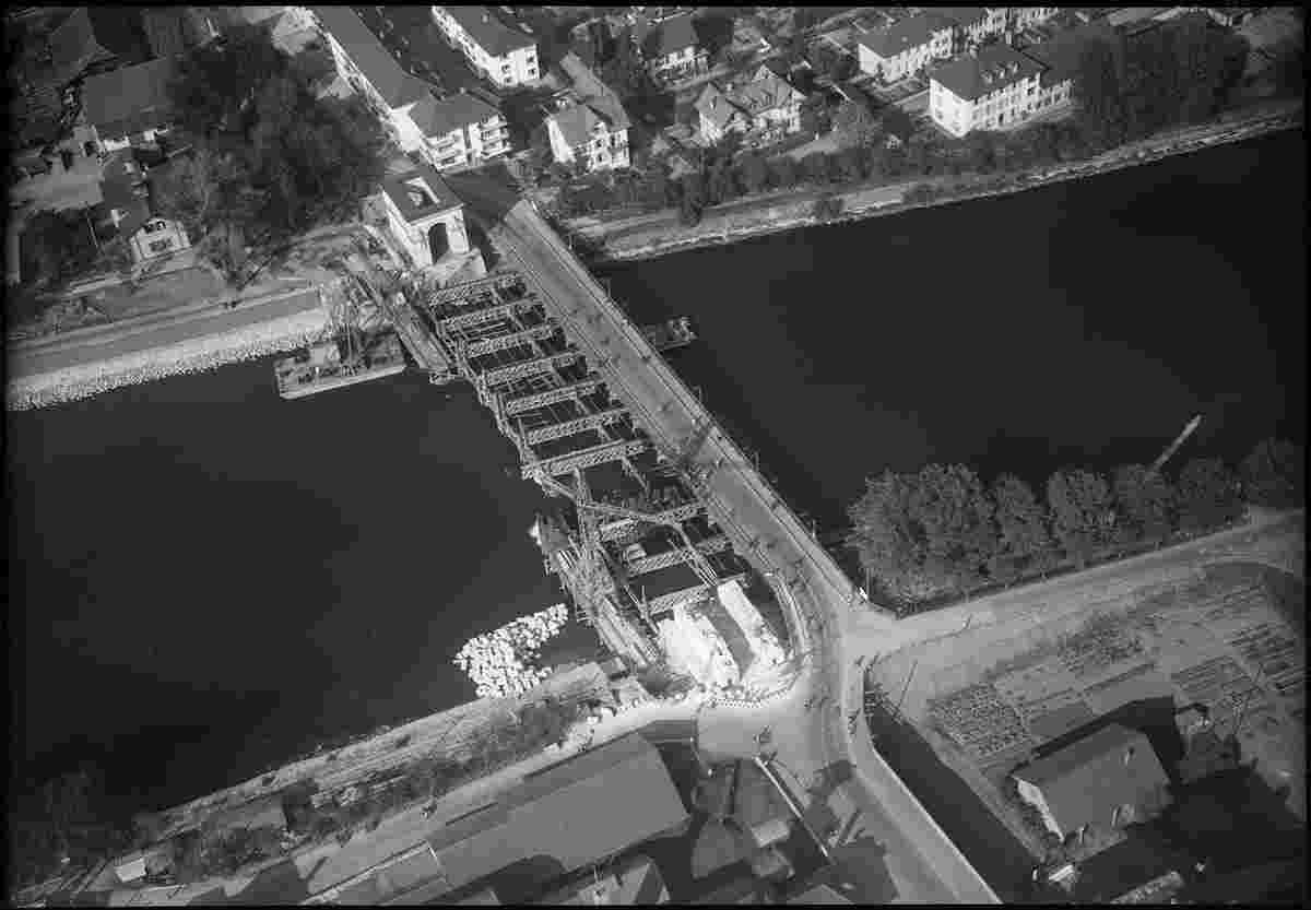 Aarau. Kettenbrücke, Abbruch, 1948