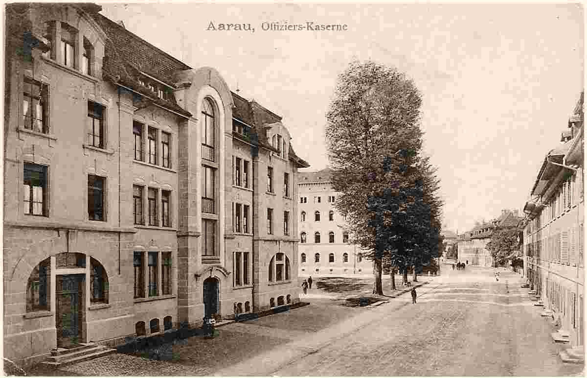 Aarau. Offiziers-Kaserne