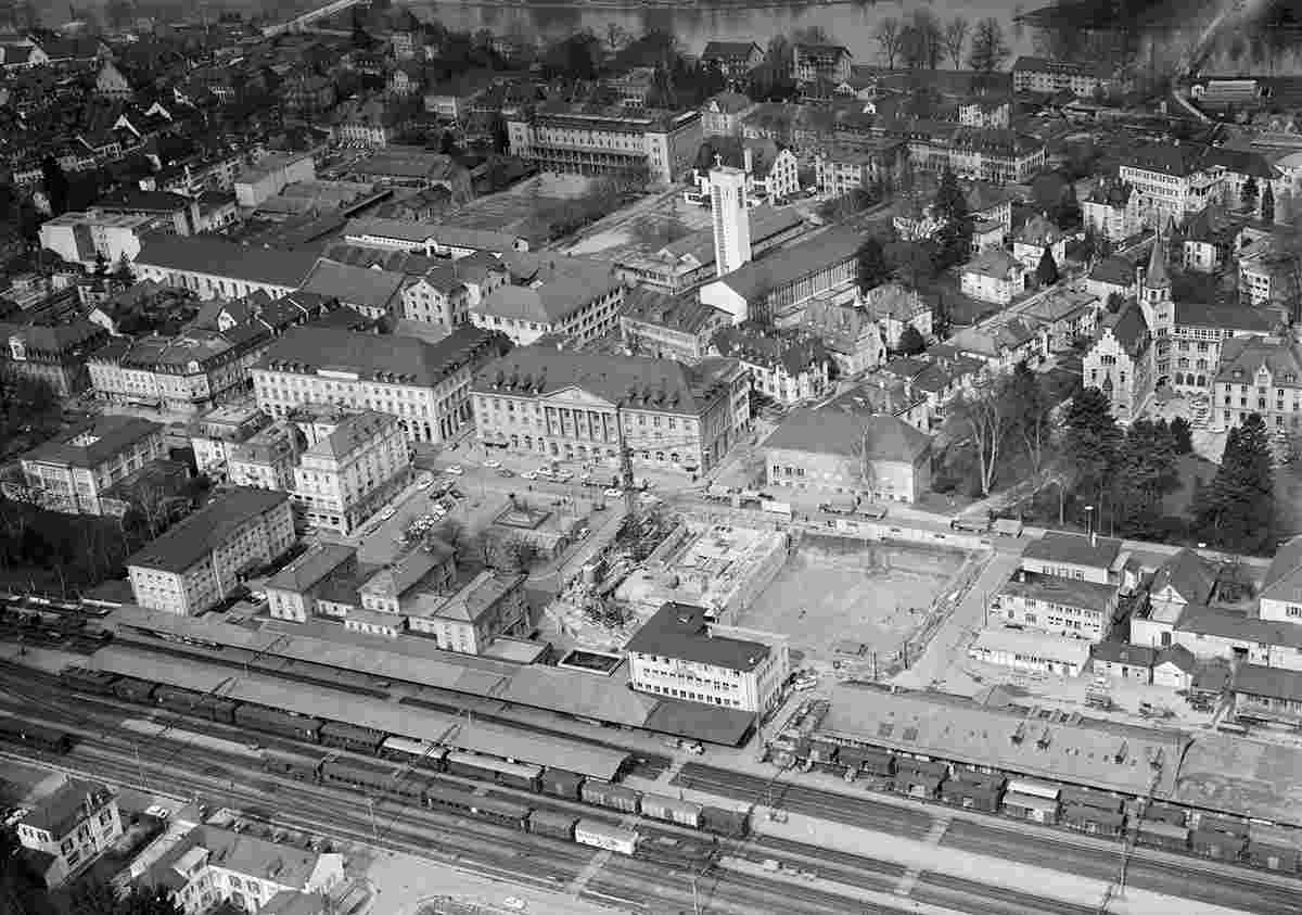 Aarau. SBB Bahnhof, 1964