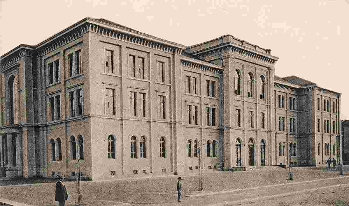 Aarau. Städtisches Schulhaus, um 1890