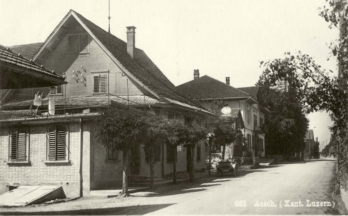 Aesch (LU). Dorfstraße, 1941