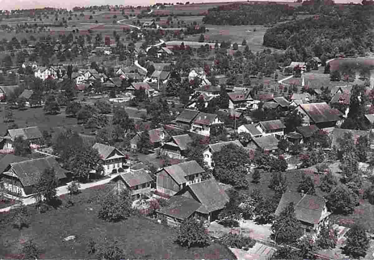 Aesch. Panorama der Dorf