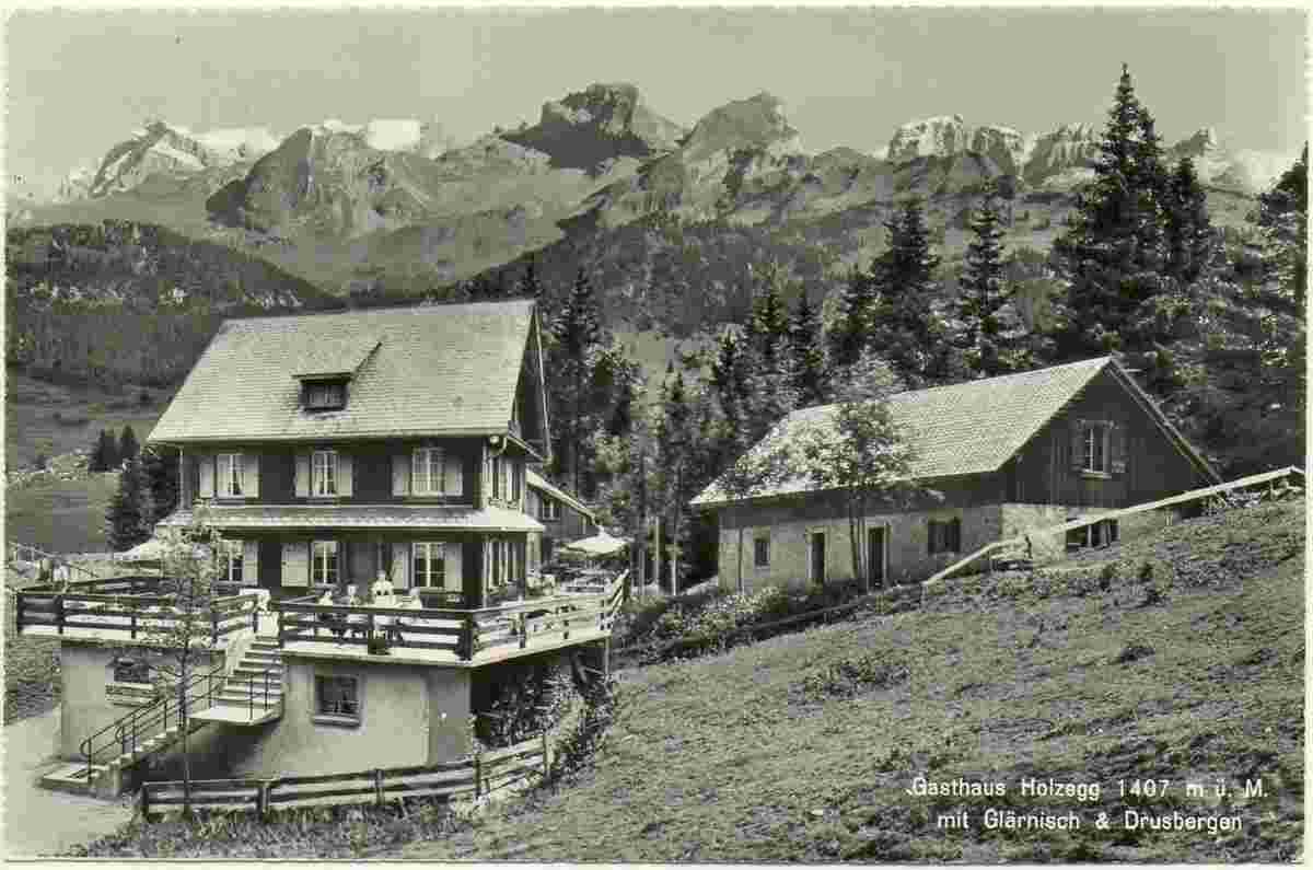 Alpthal. Gasthaus Holzegg A. Fritschi-Dörig, 1959