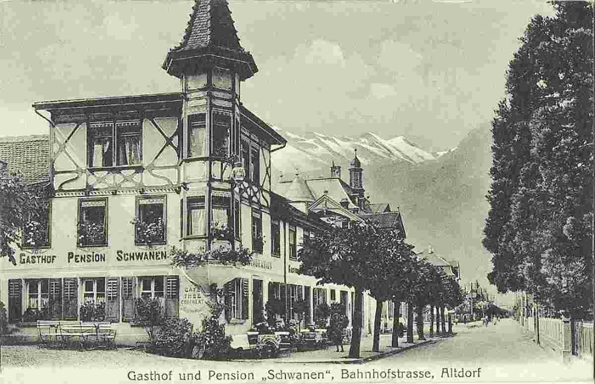 Altdorf. Gasthof und Pension 'Schwänen'