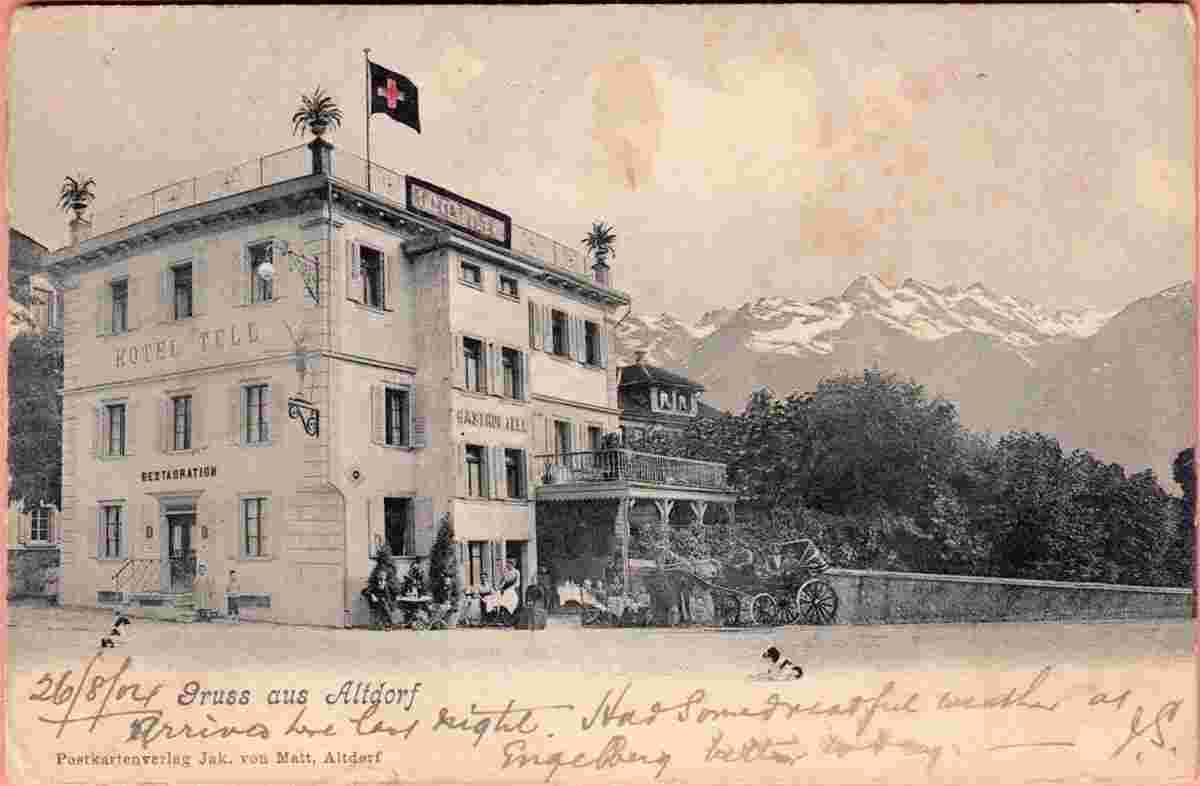Altdorf. Hotel Tell, 1904