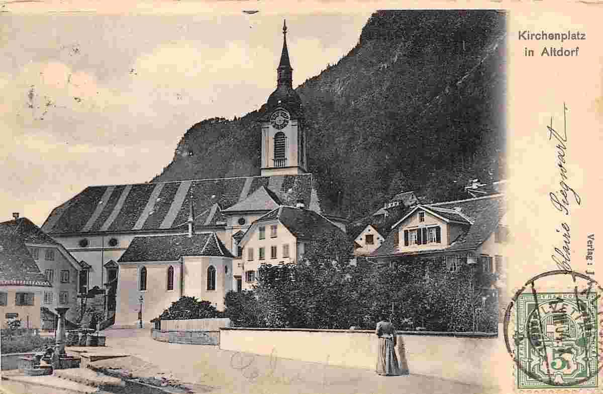 Altdorf. Kirchenplatz