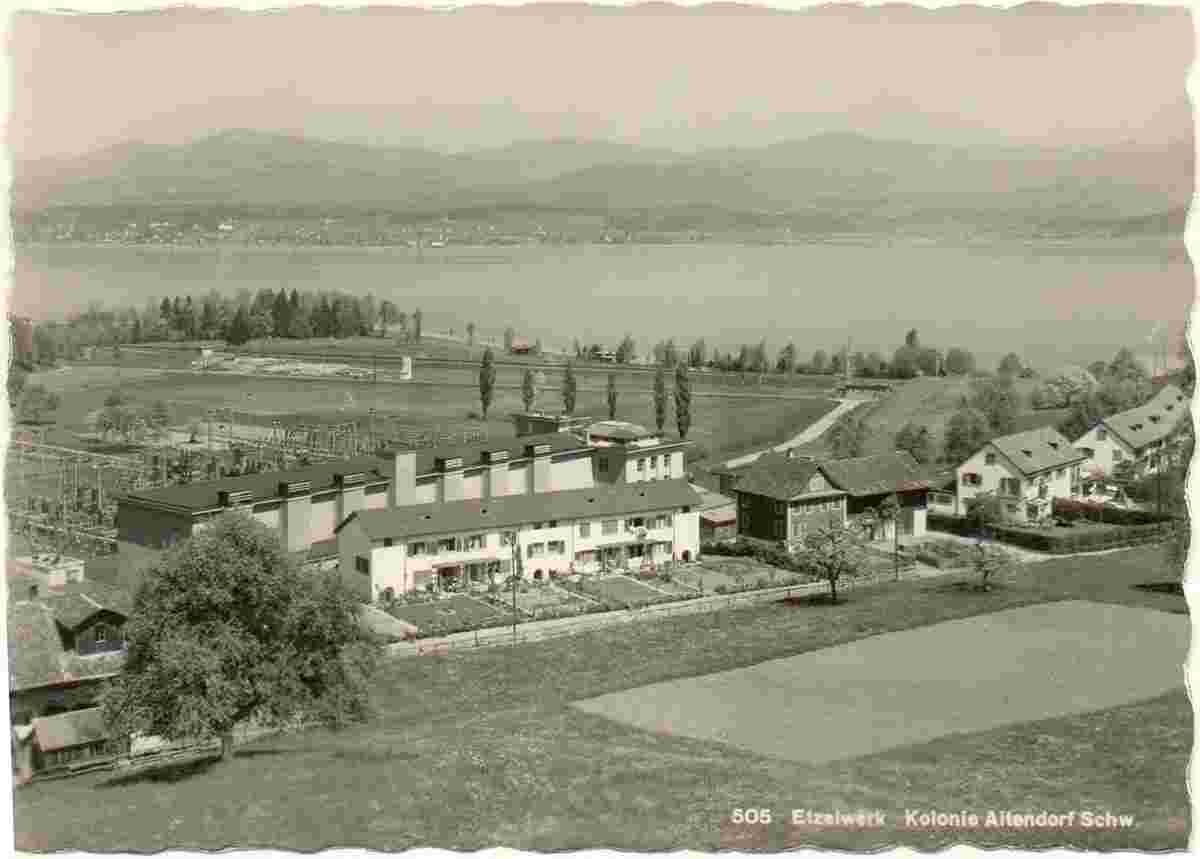 Altendorf. Etzelwerk AG, Pumpspeicherkraftwerk, 1937