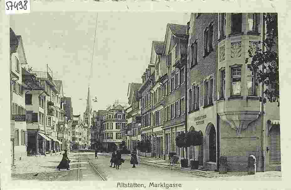 Altstätten. Marktgasse, 1924