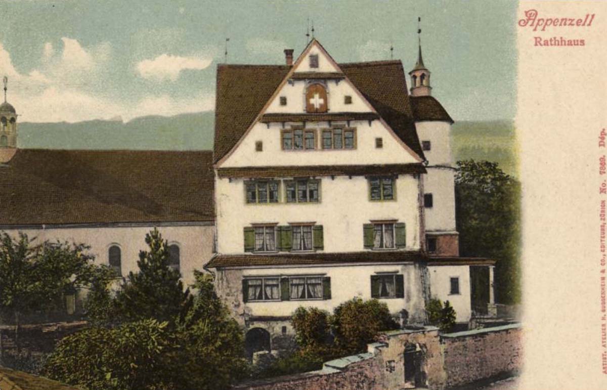Appenzell. Das Schloß, um 1900