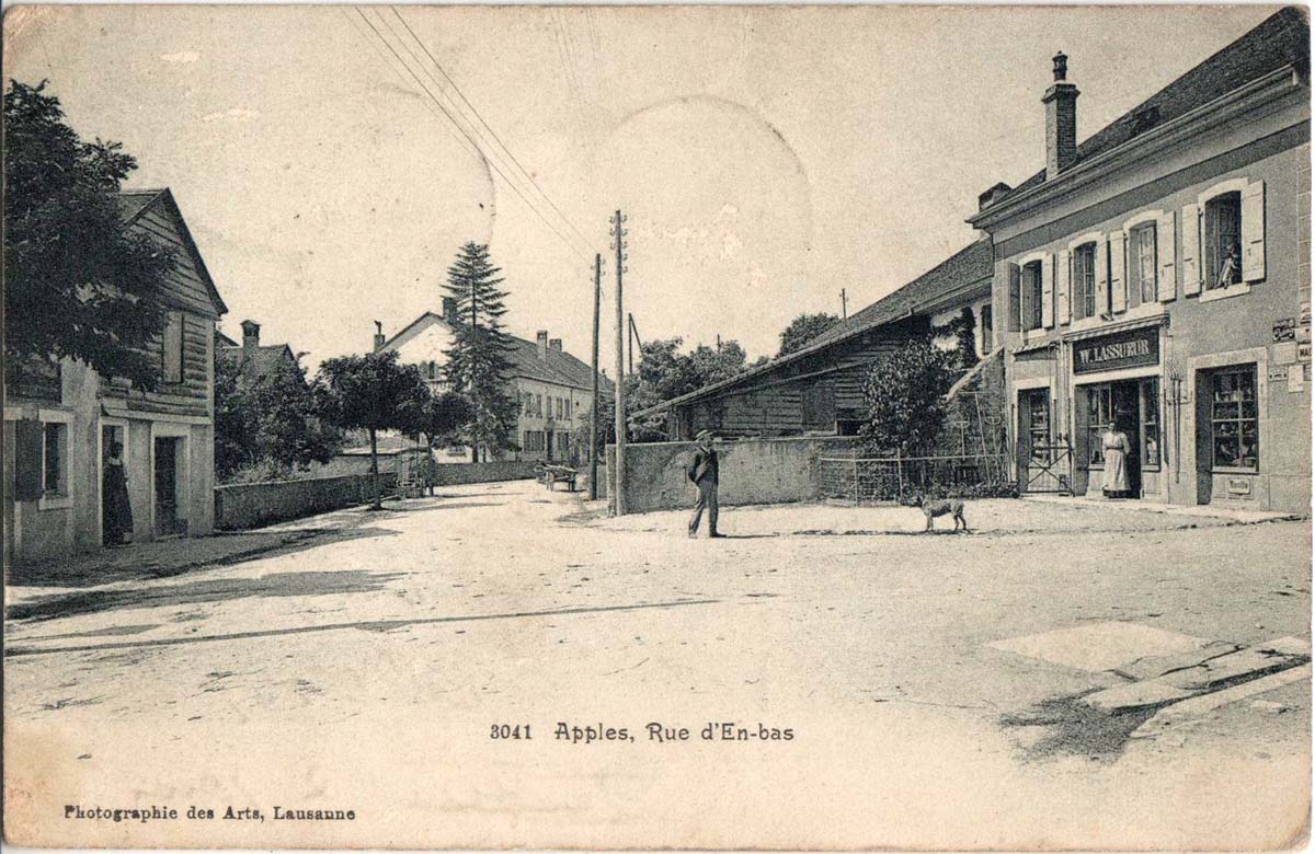 Apples. Rue d'En-Bas, 1903