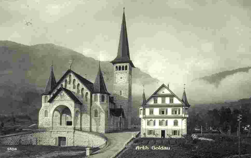 Arth. Reformierte Kirche und Pfarrhaus
