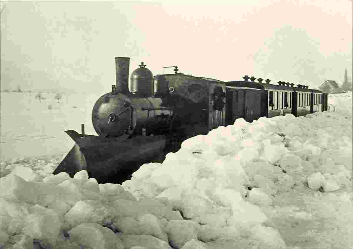 Assens. Train Hiver, 1916