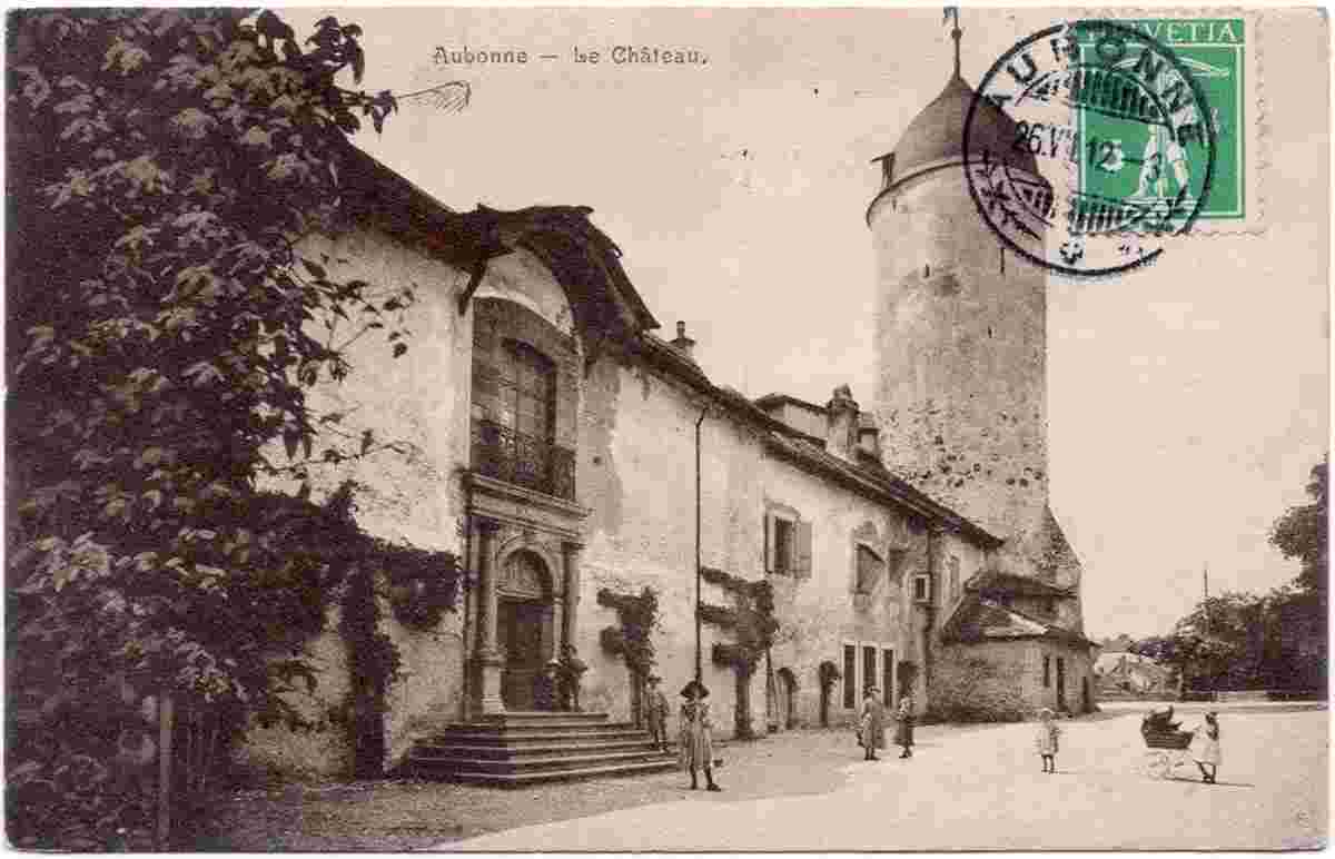 Aubonne. Le Château, 1912