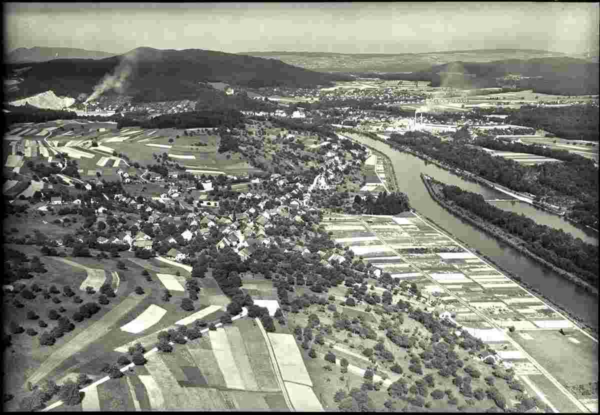 Auenstein. Panorama von Auenstein