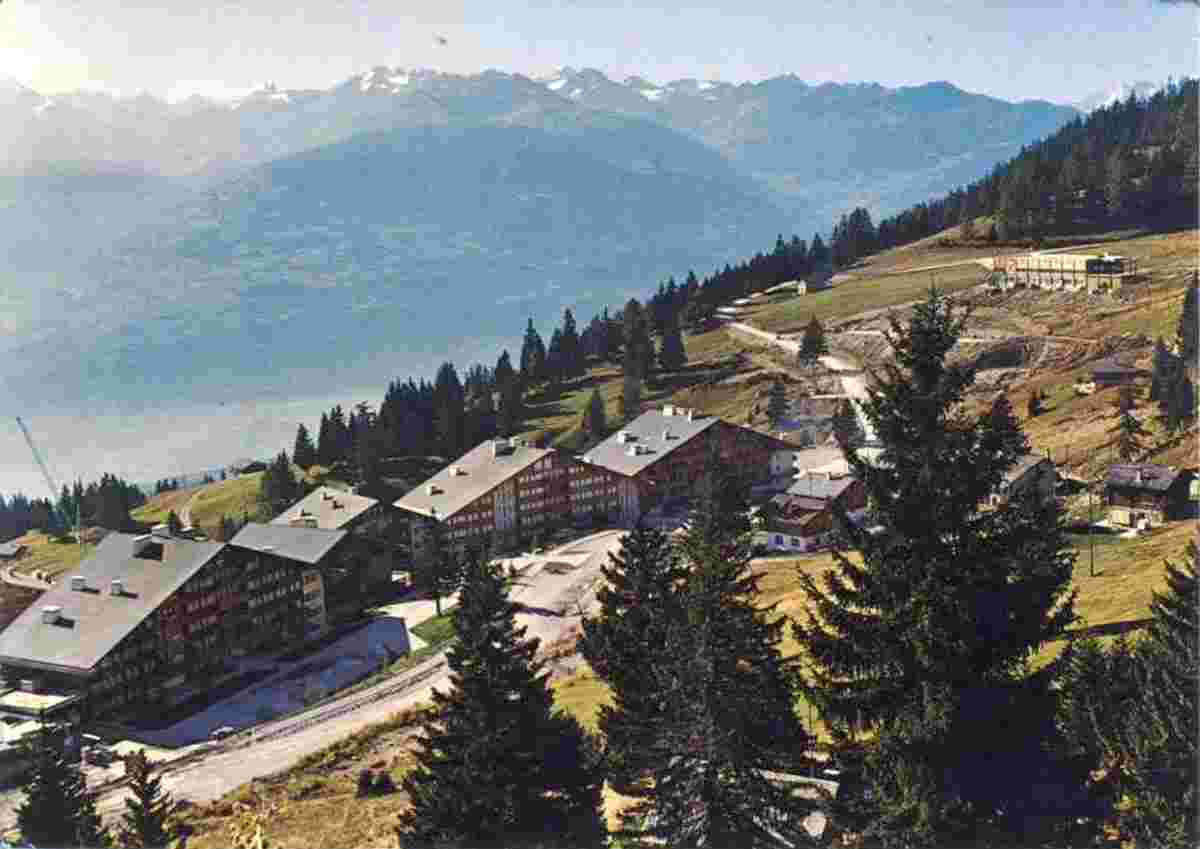 Panorama von Ayent, 1970