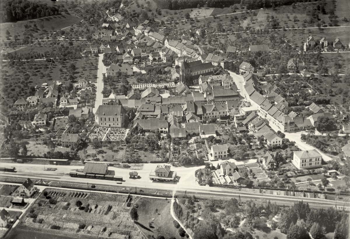 Panorama von Bad Zurzach, 1929