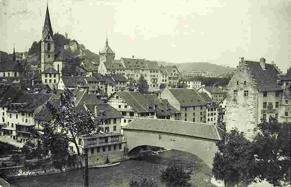 Baden. Panorama der Stadt