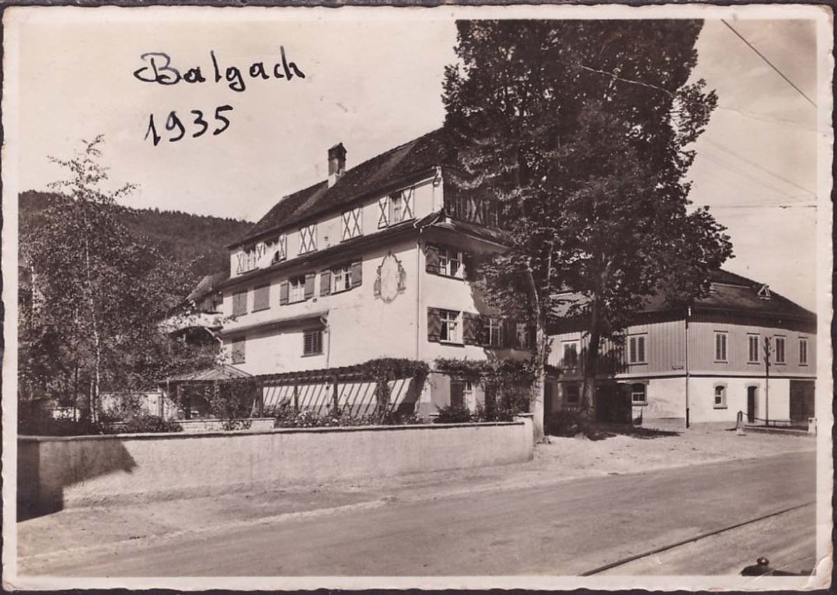 Blick auf Balgach, 1935