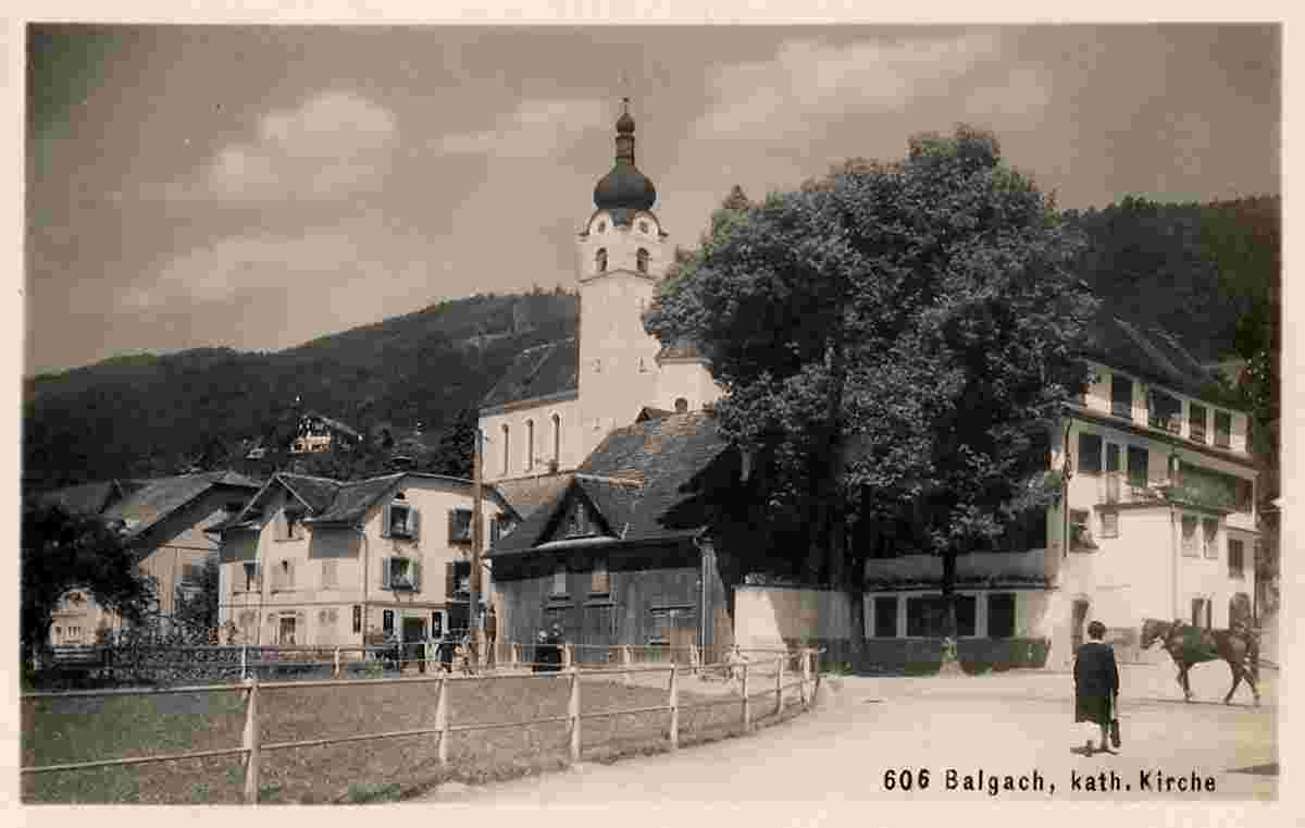 Balgach. Katholische Kirche, 1935