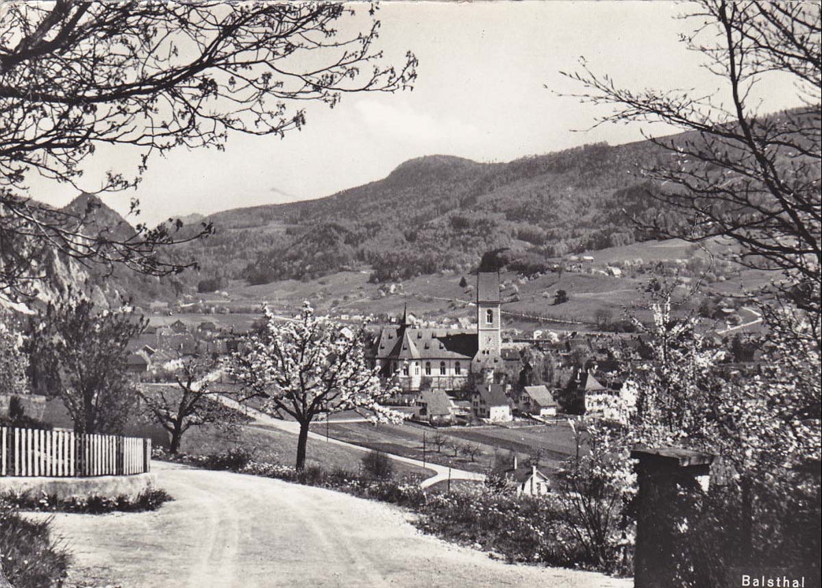 Blick auf Balsthal, 1960