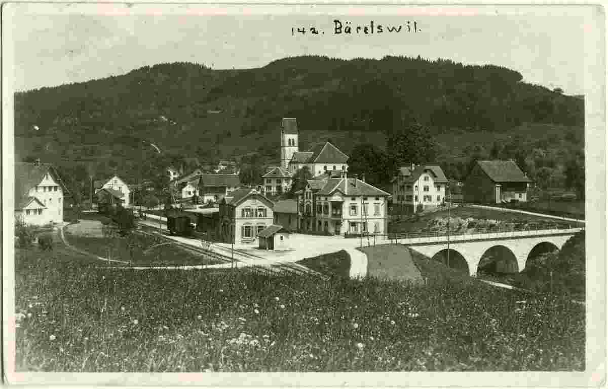 Bäretswil. Bahnhof, 1920