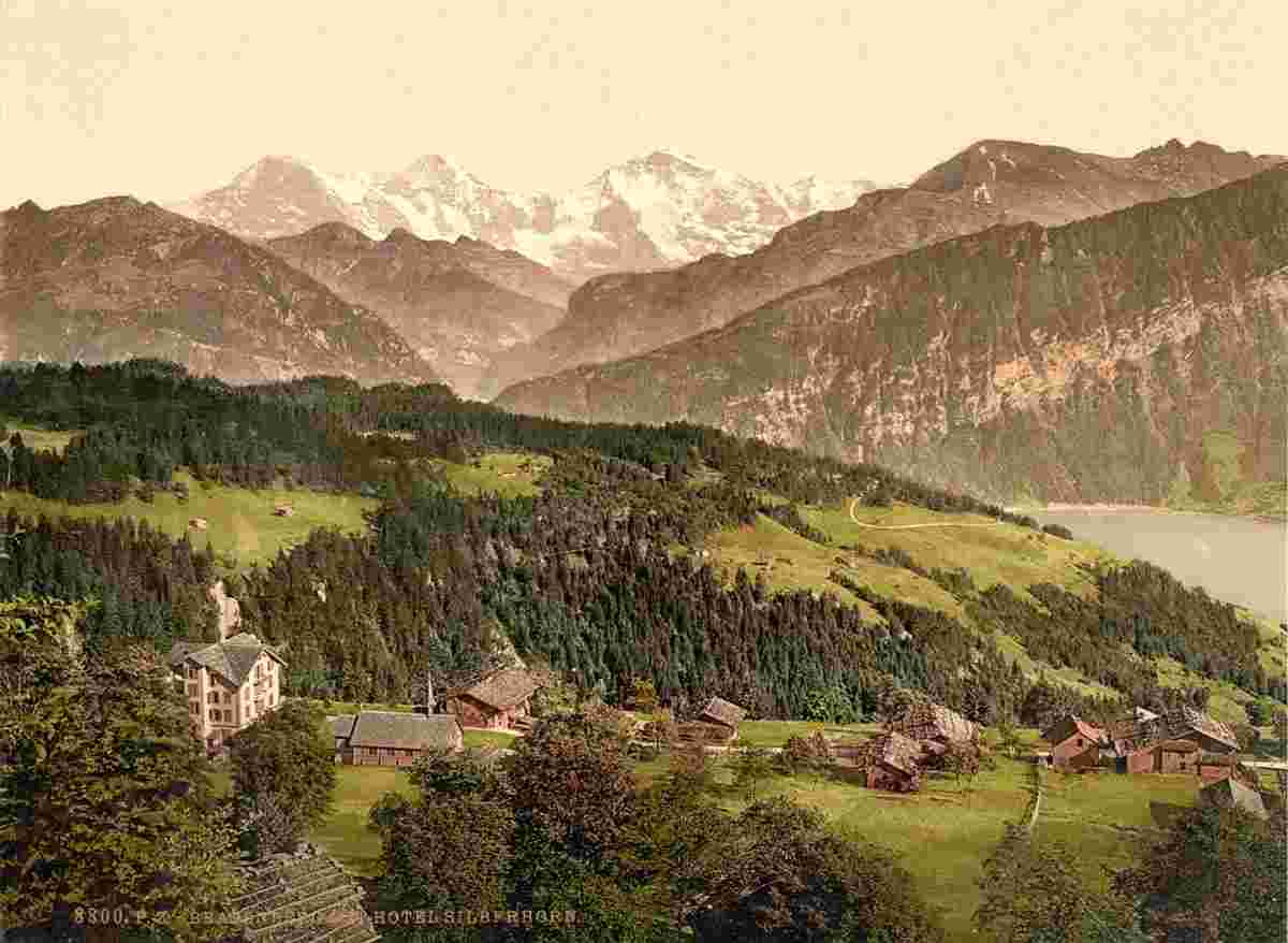 Beatenberg mit Hotel Silberhorn, 1895