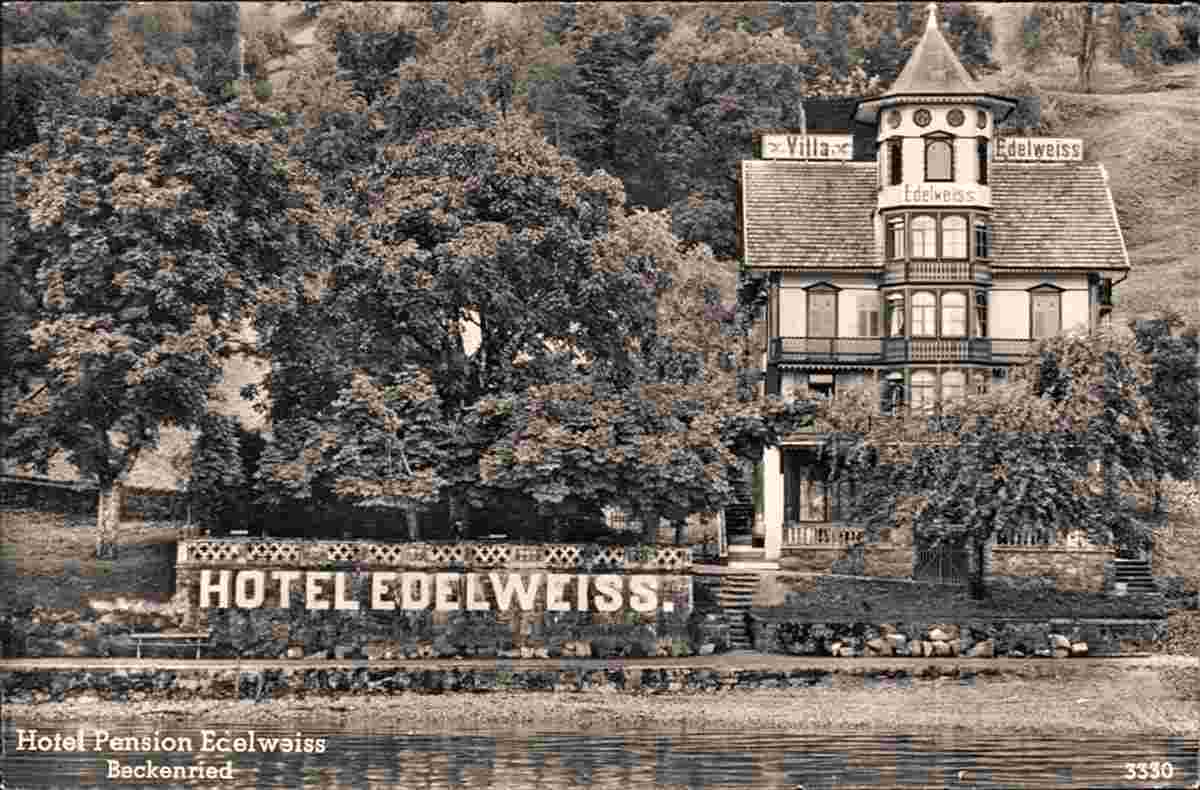 Beckenried. Hotel Pension 'Edelweiss'