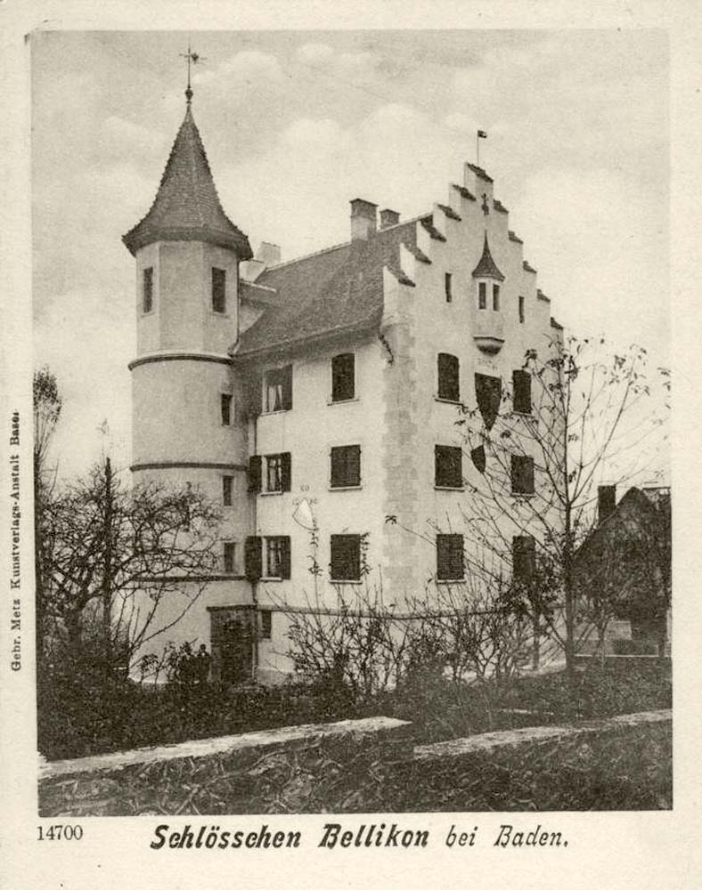 Bellikon. Schlösschen Bellikon bei Baden, 1900
