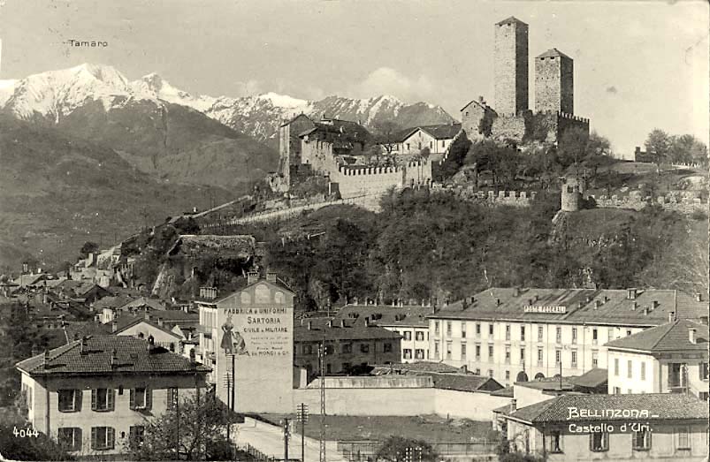 Bellinzona. Castello d'Uri, Fabbrica e uniformi, Sartoria civile e militare