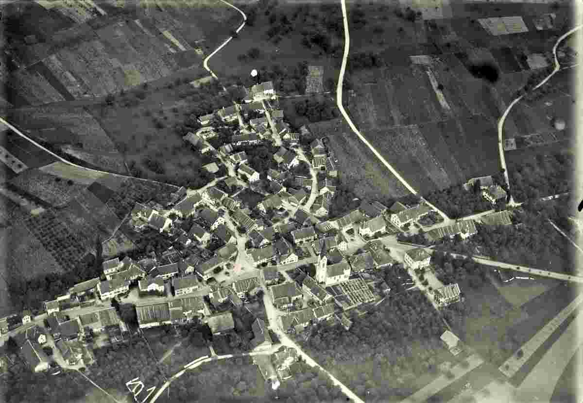 Benken. Panorama von Benken, 1919