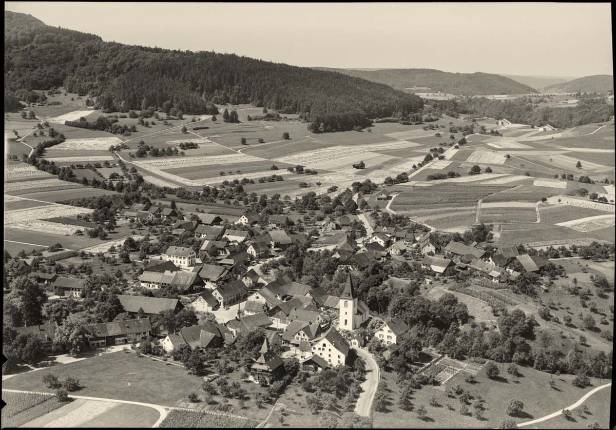 Panorama von Berg am Irchel, 1954