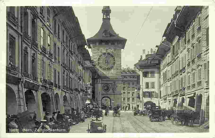 Bern. Zeitglockenturm, 1927