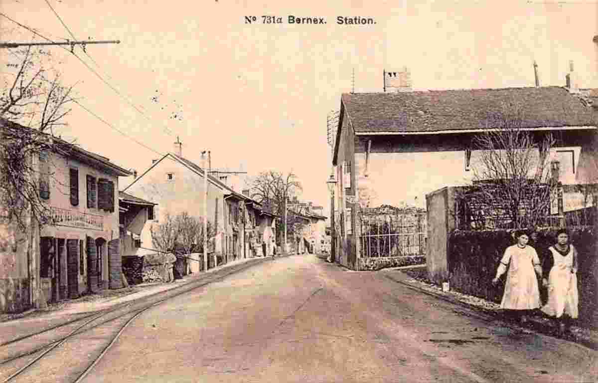 Bernex. La Station, um 1920