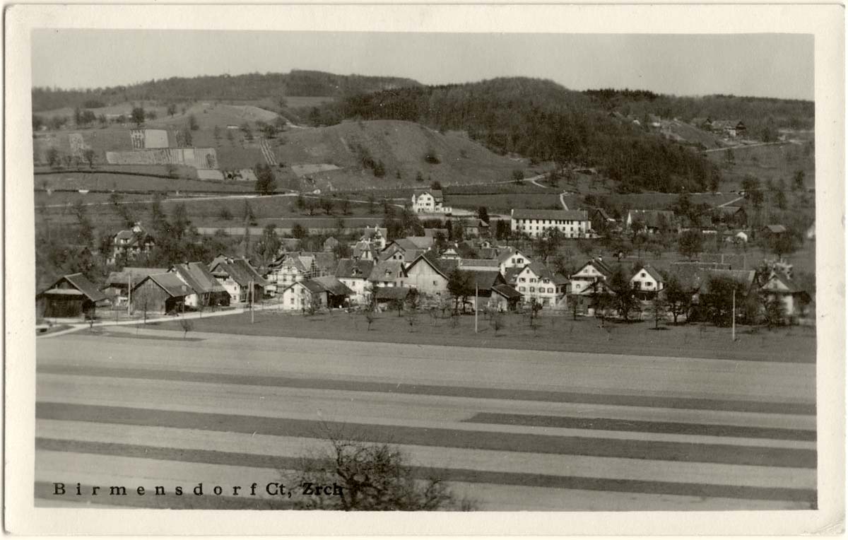 Panorama von Birmensdorf, 1933