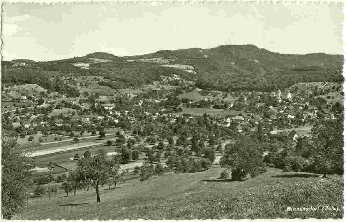 Panorama von Birmensdorf, 1943