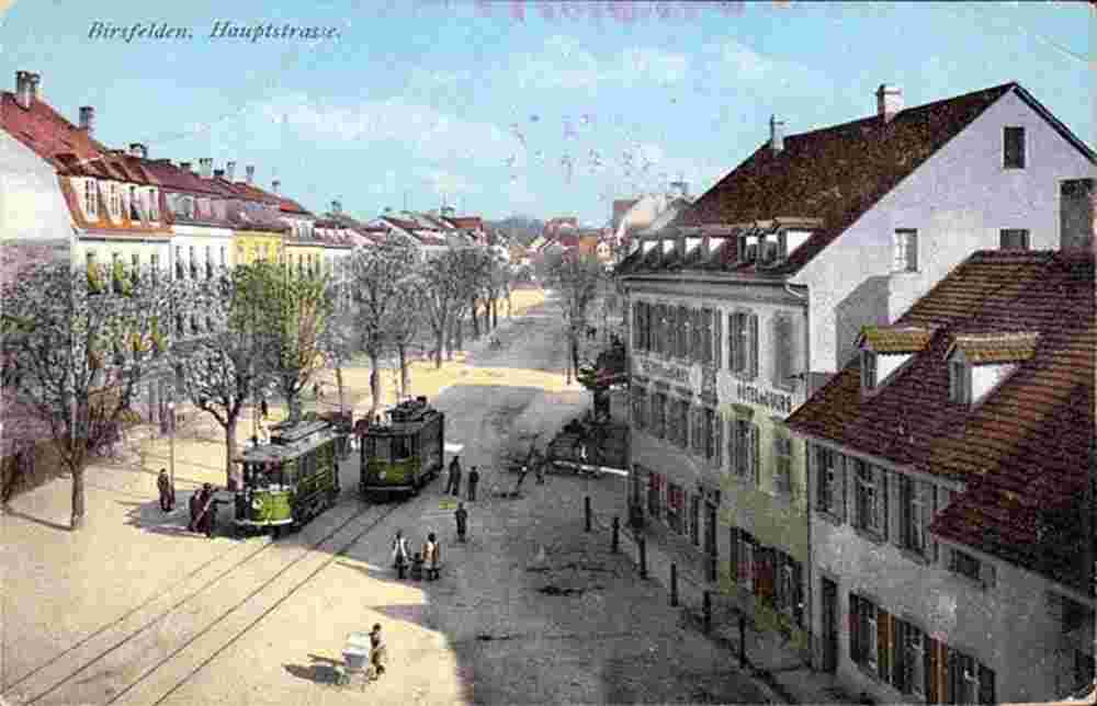 Birsfelden. Hauptstraße, 1909