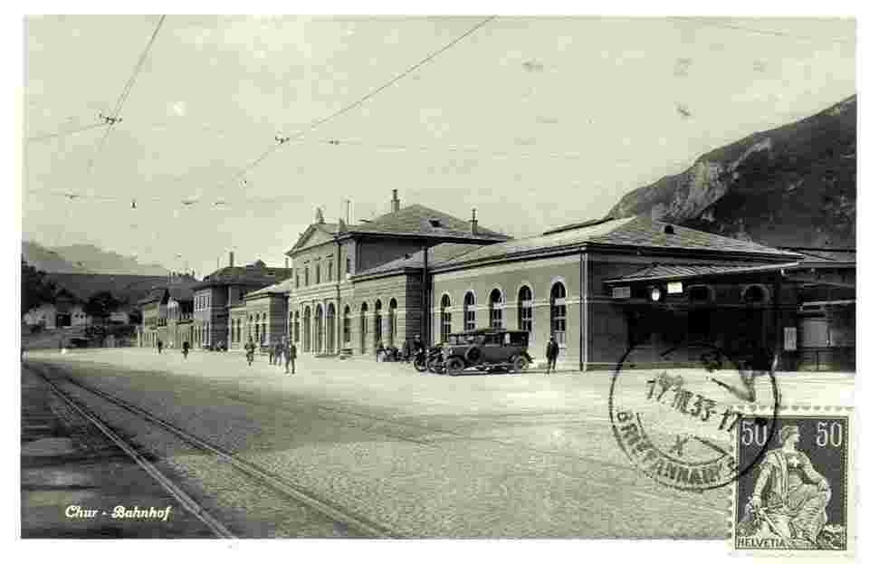 Chur. Bahnhof, 1933