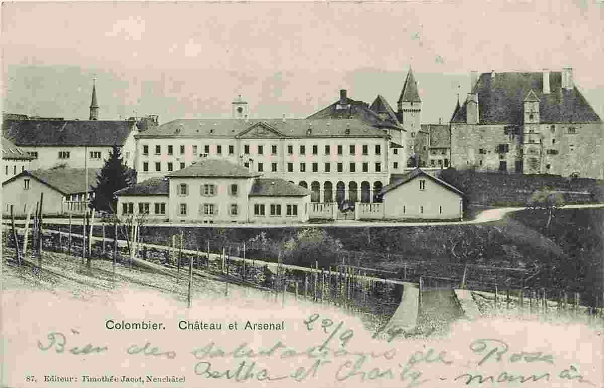 Colombier - Château et Arsenal, 1901