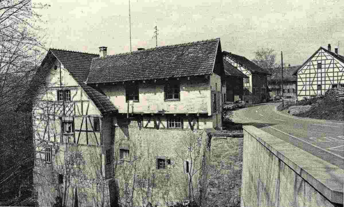 Dachsen. Die ehemalige Dachsemer Mühle, 1975