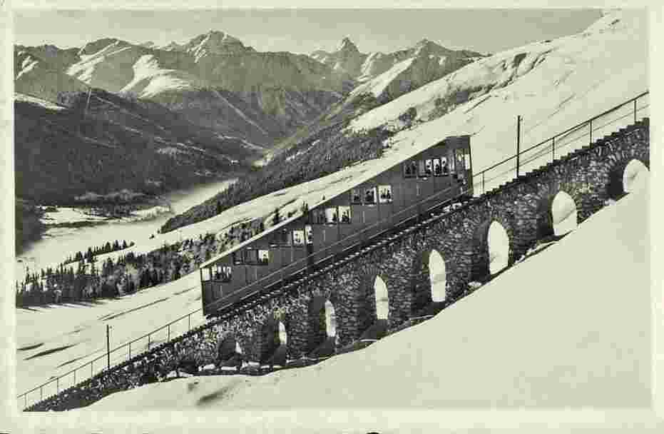 Davos. Funicular, Bahn