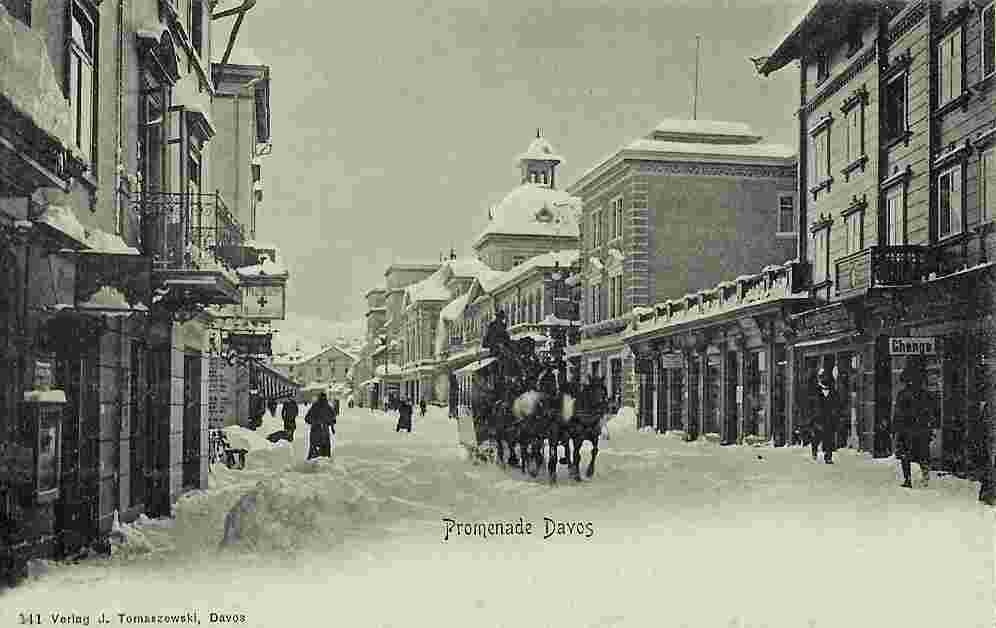 Davos. Promenade, um 1915