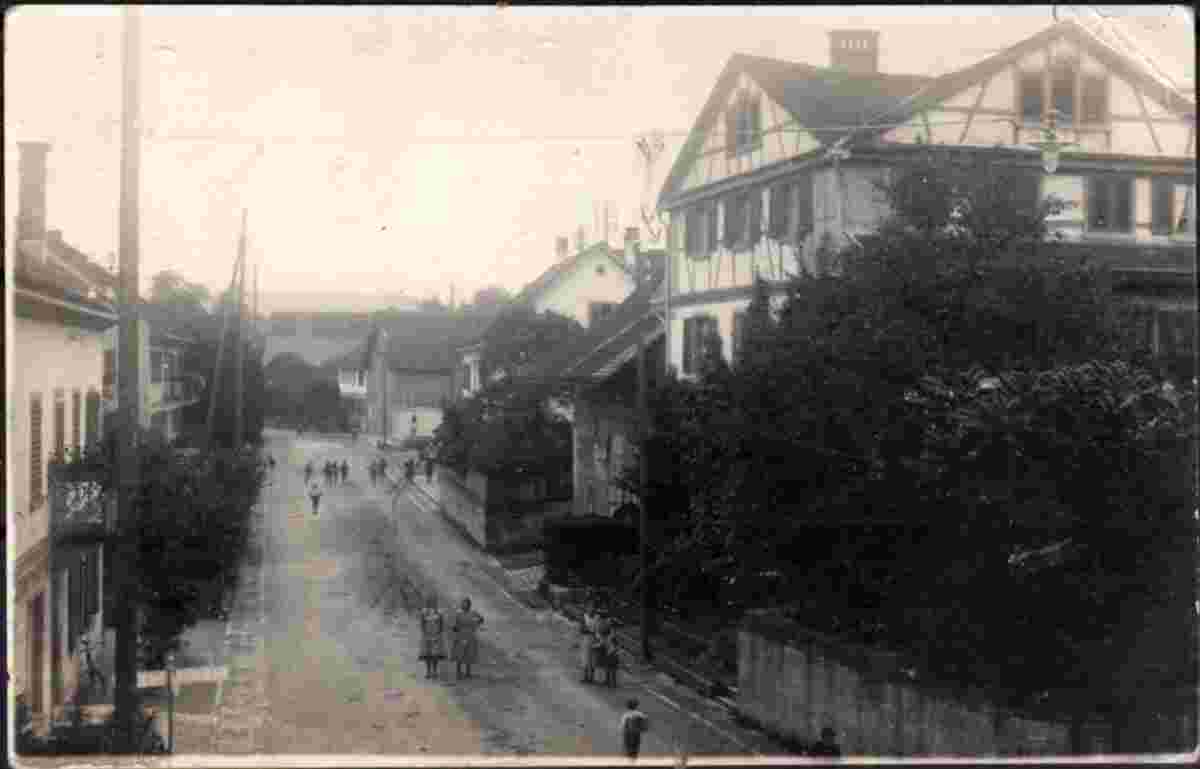 Dielsdorf. Dorfstraße, 1919