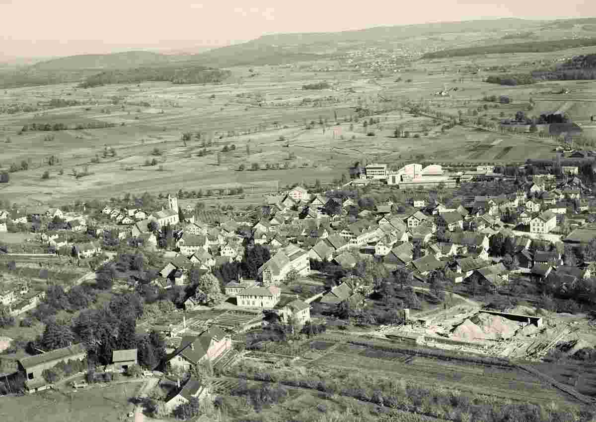 Panorama von Dielsdorf, 1960